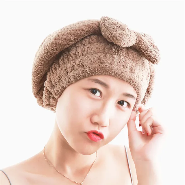 Special Offers Cute Microfiber Hair Turban Quickly Dry Hair Hat Durable Women's Girls Lady's Wrapped Drying Towel Bathing Cap #F#40OT26 Special Offers Cute Microfiber Hair Turban Quickly Dry Hair Hat Durable Women's Girls Lady's Wrapped Drying Towel Bathing Cap #F#40OT26