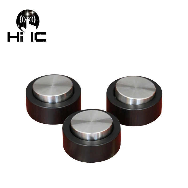 

HIFI Audio Speakers Amplifier Chassis Stainless Steel Ebony Anti-shock Shock Absorber Foot Pad Feet Pads Vibration Absorption