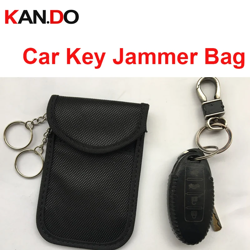 car key sensor jammer bag Card Anti Scan Sleeve bag signal blocker bank