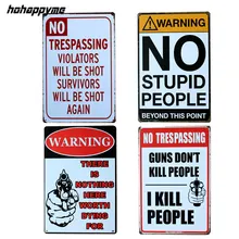 Пистолетный юморный Забавный буквенный Американский оловянный знак кафе настенный знак Искусство пивные знаки старинные художественные принты 20*30 см