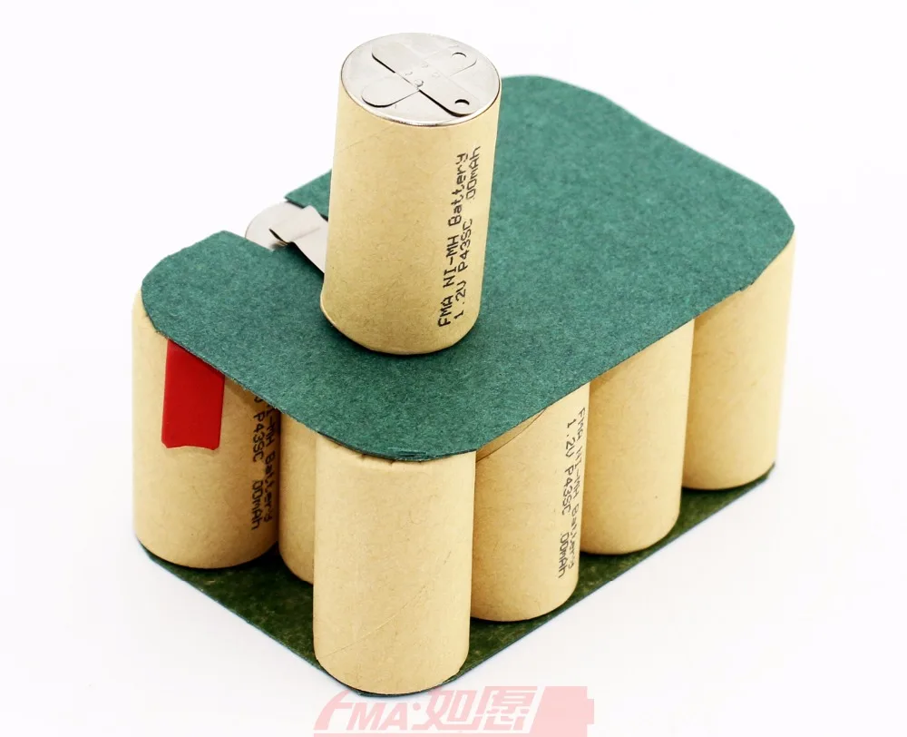 

NiMH or Ni-Cd 14.4v 1600 1800 2200 or 3000mAh Battery DIY for Powertools Electronic Drill DA-18 Interskol 12SN P89