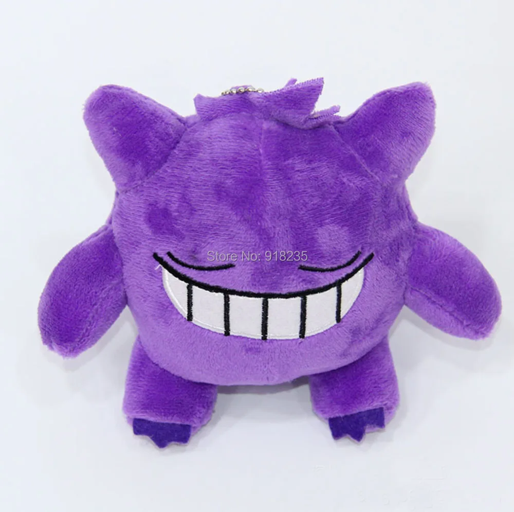 10/лот Новинка " 13 см Плюшевые игрушки Gengar кукла-брелок для ключей мягкий аниме мультфильм для детей мягкие игрушки