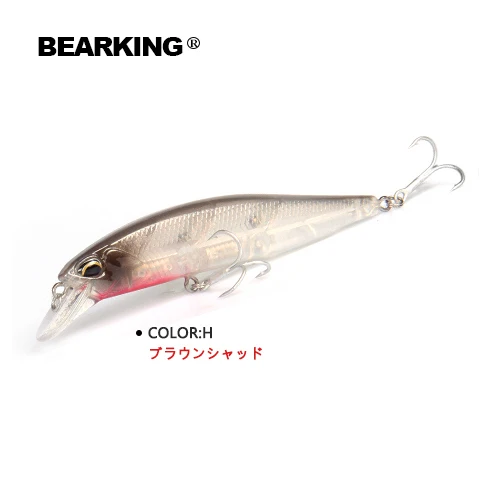 Bearking, 1 шт., блесна, рыболовная приманка, лазерная жесткая искусственная приманка, 3D глаза, 10 см, 14,5 г, воблеры для рыбалки, кренкбейт, блесна