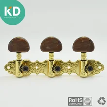 6 STÜCK pro satz High-end-klassischen Gitarre Tuning Pegs Mechaniken Gold farbe