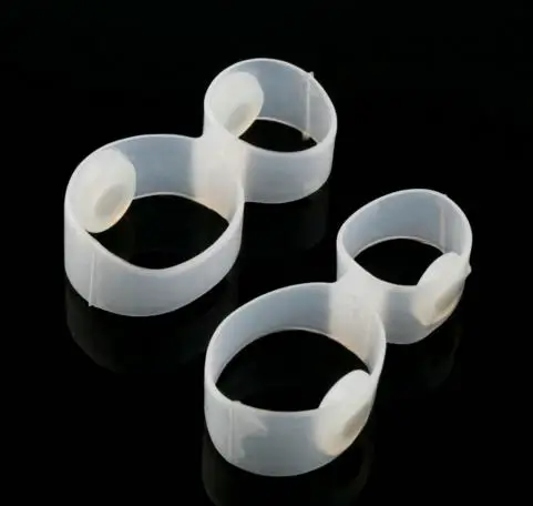 100 pcs lot New Silicone Magnet Massage Lose Weight Diet Slimming Double Toe Slim Ring Toe Ring Feet Massage Weight Loss