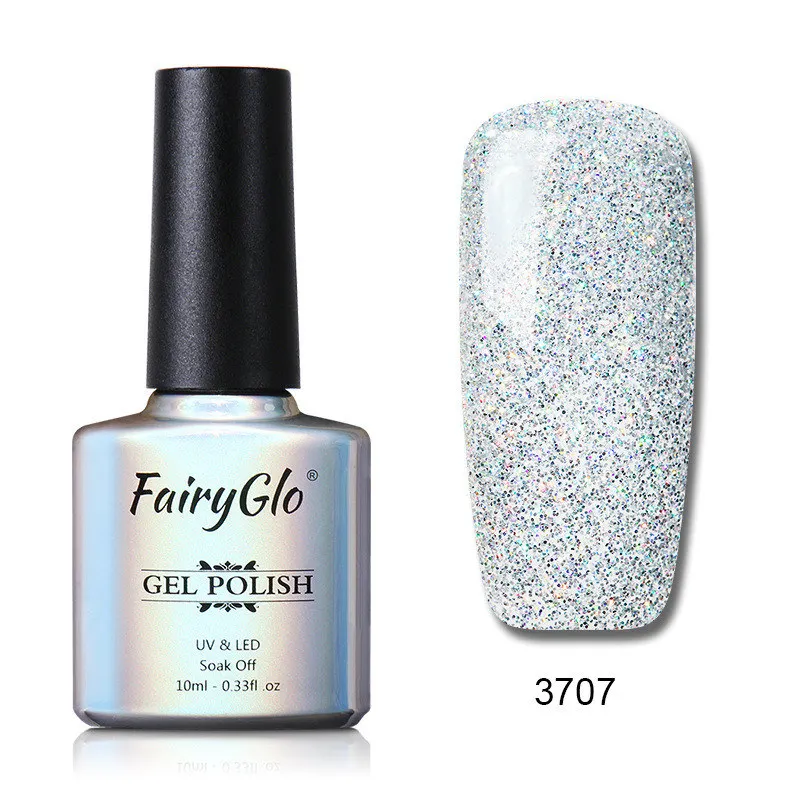 FairyGlo 10 мл Neno цветной лак для ногтей Блестящий Гель-лак полуперманентный лак Гибридный лак Лаковая краска для ногтей - Цвет: NHJ3707