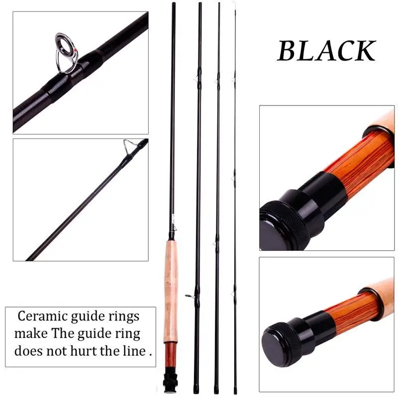 Sougayilang يطير الصيد قضيب و 5 اللون يطير الصيد بكرة خفيفة الوزن القطب الألومنيوم الصيد بكرة الصيد المجموعات Sougayilang يطير الصيد قضيب و 5 اللون يطير الصيد بكرة خفيفة الوزن القطب الألومنيوم الصيد بكرة الصيد المجموعات