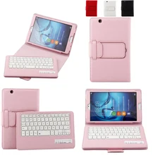 For Huawei MediaPad M3 BTV W09 DL09 8 4 inch Tablet Bluetooth Keyboard Portfolio Folio litchi