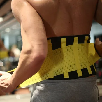 

2016 New Elastic Lumbar Support Belt Slim Medical Waist Trimmer Belt Power Slim Shaper Free Shipping