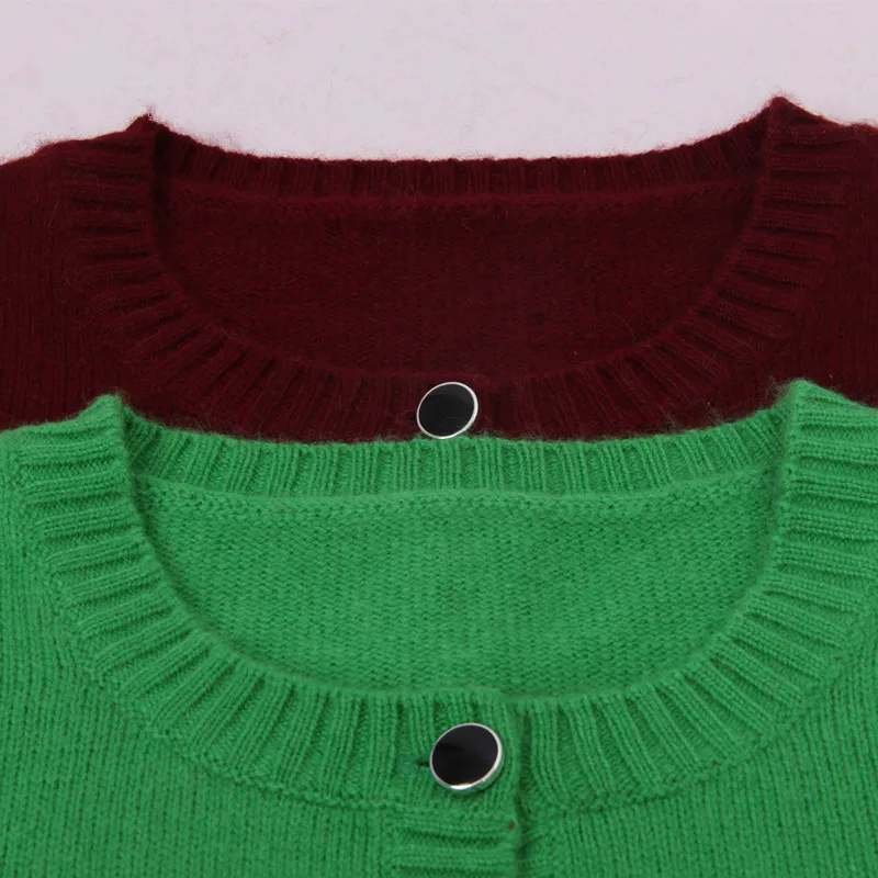 S Unique 90 cou Épais Chèvre Couleur O 5xl Poitrine Fresh Green claret Chandail Solide Ajouter Femmes Cachemire 125 De Boutique 100 Cardigan ZzWqanw7qx
