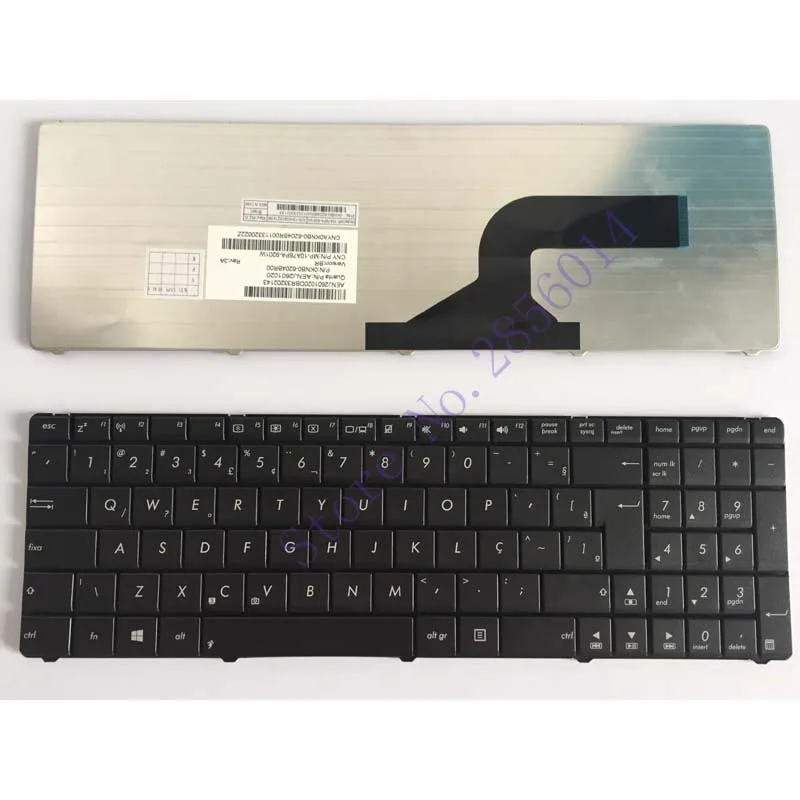 Бразильская клавиатура для ASUS K73SV X75A X75V X75VB X75VC X75VD K53SM N70 N70S N73 N73J N73JF N73JG N73JN N73JQ
