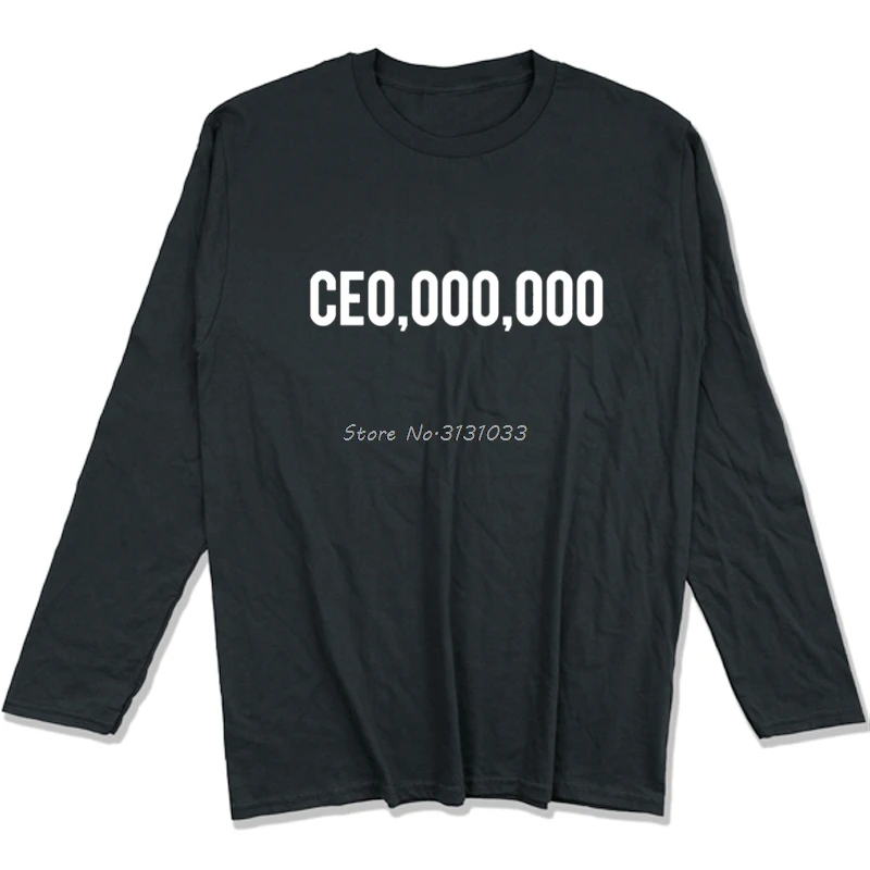 Funny CE0,000,000 T Shirt Entrepreneur Boss Life CEO T shirt Men's