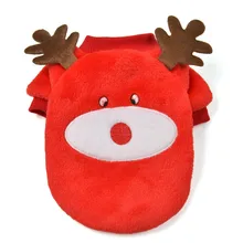 Winter Warm Coral Fleece Pet Cat Clothes Puppy Sweater Coat Hoodies for Kitten Small Dogs Cute Cat Costume Christmas Apparel