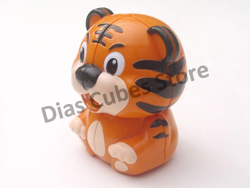 Yuxin тигр 2x2 с коричневым цветом милый тигр 2x2 интеллект игрушки