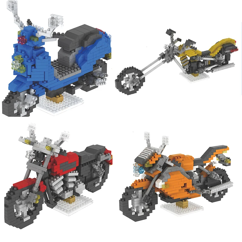 

Classic Single Motorcycle Building Blocks Bricks toys Model Figures Building Blocks Bricks Kids Toys For Children Gift