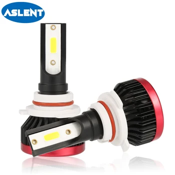 

Aslent P6 Mini HB3 HB4 9005 9006 H7 led H4 H11 H9 H1 H3 LED Headlight Bulbs 100W 20000lm 6500K COB lamp Auto Light Accessories