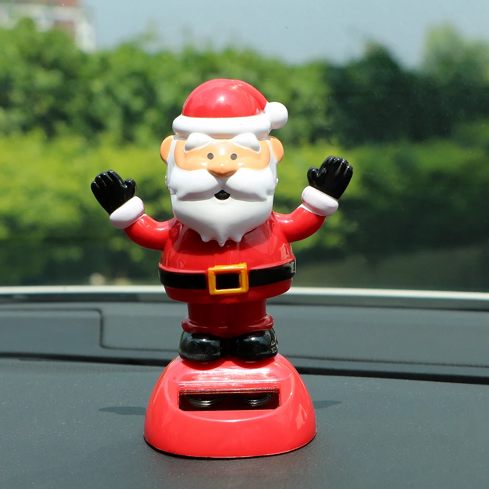 YOSOLO Santa Claus Car Ornament Dashboard Decoration Solar Power Dancing Toy Christmas Style Swinging Ornaments Auto Accessories YOSOLO Santa Claus Car Ornament Dashboard Decoration Solar Power Dancing Toy Christmas Style Swinging Ornaments Auto Accessories