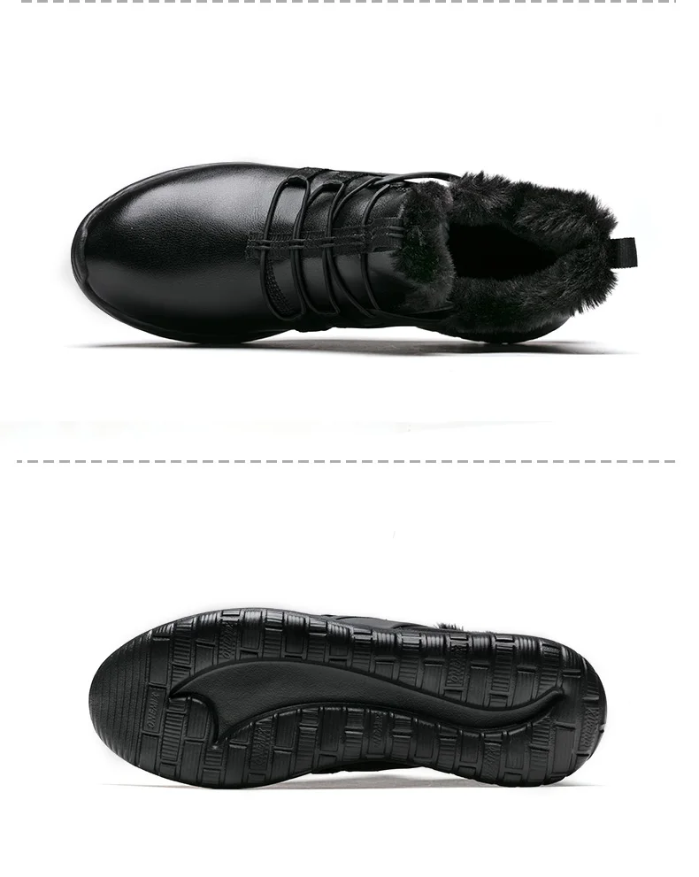 ONEMIX/зимняя спортивная обувь для мужчин; ботильоны; уличные кроссовки из мягкой водонепроницаемой кожи; теплые мужские зимние ботинки; прогулочная обувь