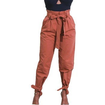 

New Women Fashion Harem Casual Drawstring Elastic Waist Trouser Loose Long Pant