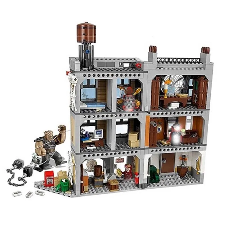 Marvel Super Heroes Avengers Infinity War Sanctum Sanctorum Showdown Compatible 76108 Building Blocks Legoings Toys For Chidren 