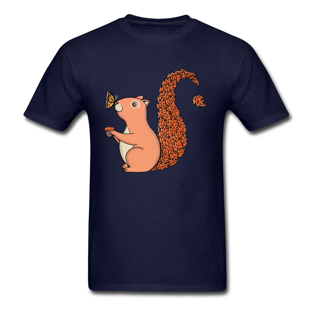 Squirrel and Butterfly_navy