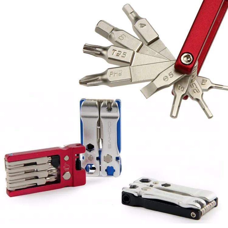 cheap bike tools New Cycling Bike 19 in 1 Bicycle Repair Multi Tools With Chain Break Wrench herramientas bicicleta ferramentas