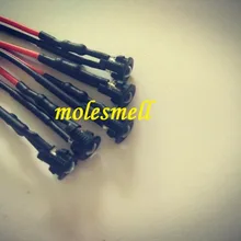 5 шт. 3 мм 5 В DC Предварительно проводной прозрачный круглый светодиодный+ ободок держатель свет лампы цвет красный, желтый синий зеленый белый Orange УФ розовый теплый белый