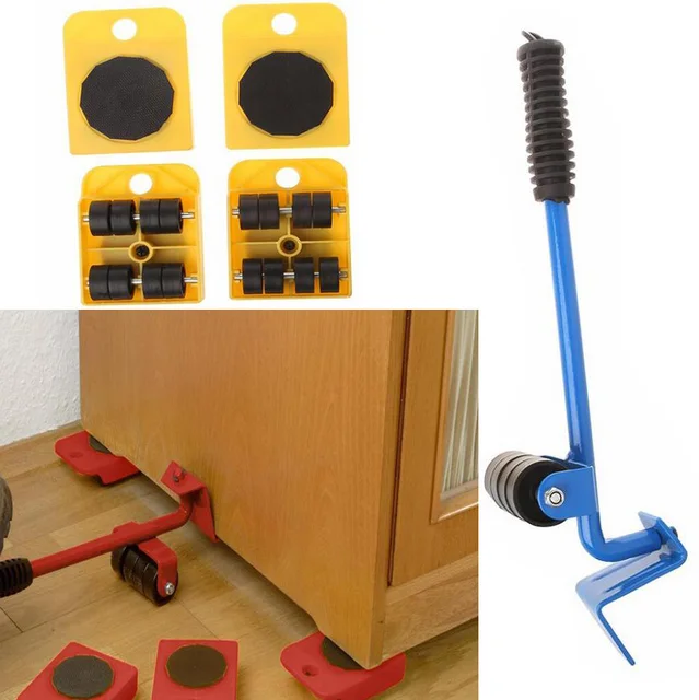 Moves Furniture Tool Lifter And 4 Moves Furniture Tool Lifter And 4 Transport Moving Dolly Wheel