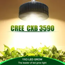 Cree COB CXB3590 CXB 3590 светодиодный светильник для выращивания 3000k 3500k 5000k 80 samsung LM561C S6 светодиодный светильник для выращивания медицинских растений