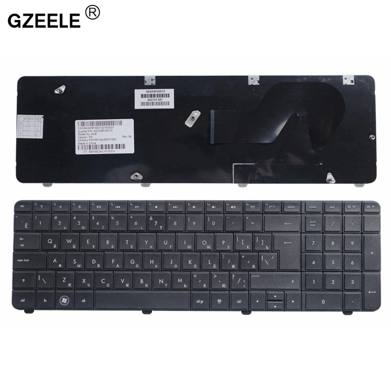 

GZEELE Russian Laptop keyboard FOR HP CQ72 G72 RU LAYOUT Black replace notebook keyboards
