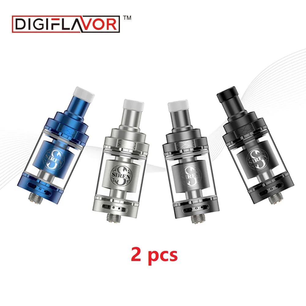 2 шт. оригинальный Digiflavor Siren GTA MTL бак мл/4 5 мл распылитель с более короткой камерой
