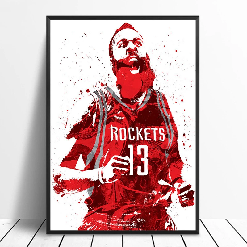 جيمس هاردن كرة السلة ستار الرياضة قماش ملصق جدار الفن طباعة الاطفال ديكور رجل الكهف ديكور المنزل جدار ديكور قماش اللوحة جيمس هاردن كرة السلة ستار الرياضة قماش ملصق جدار الفن طباعة الاطفال ديكور رجل الكهف ديكور المنزل جدار ديكور قماش اللوحة