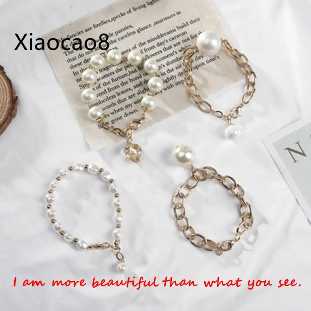 

Original Design Personality Very Beutiful Pearl Bracelets for Women Handmade Fashion Jewelry Ladies Bangle Charm Bracelet