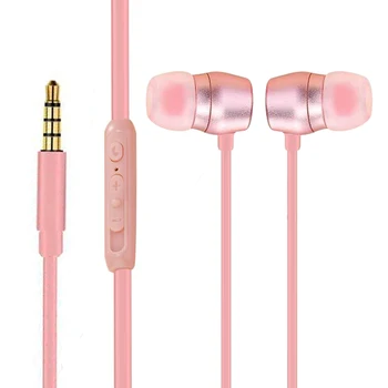 

qijiagu 10pcs Wired Earphone Volume Control Bass Headset Earbuds for PC for smart Phone Music Stereo Surround