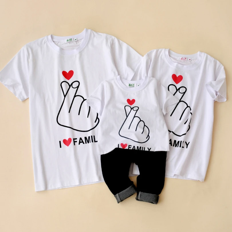 mom dad baby t shirt