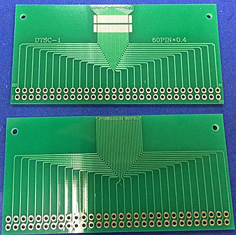 

60pin 0.4mm pitch ffc connector double docking LCM, TFT LCD panels Universal adapter plate