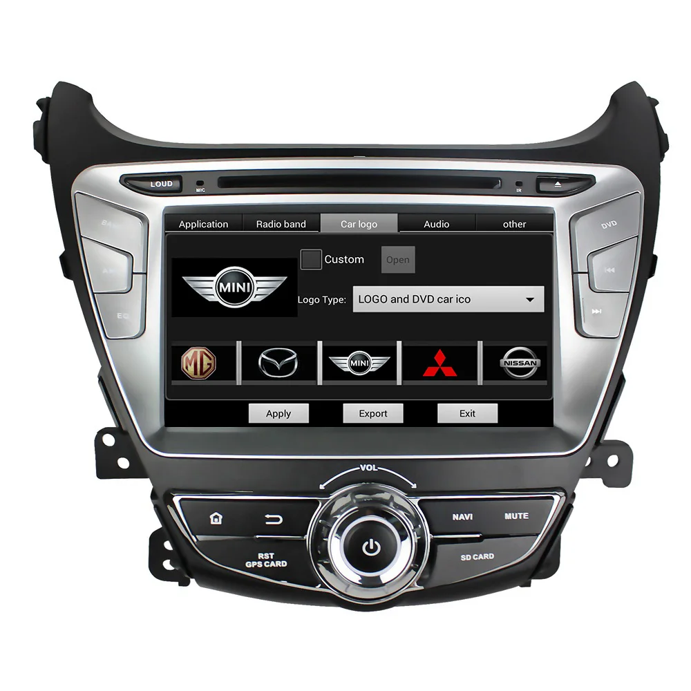" in-dash автомобильный dvd-плеер на основе android с BT gps 3g wifi, автомобильный пк/мультимедиа головное устройство аудио/радио/стерео для hyundai Elantra
