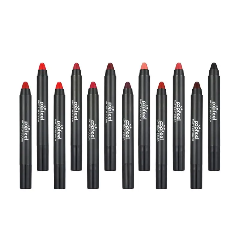 arrivral Matte Lip Liner Pencil Водонепроницаемый макияж губ Набор Длительное матовые помады для губ для сексуальных для женщин D2