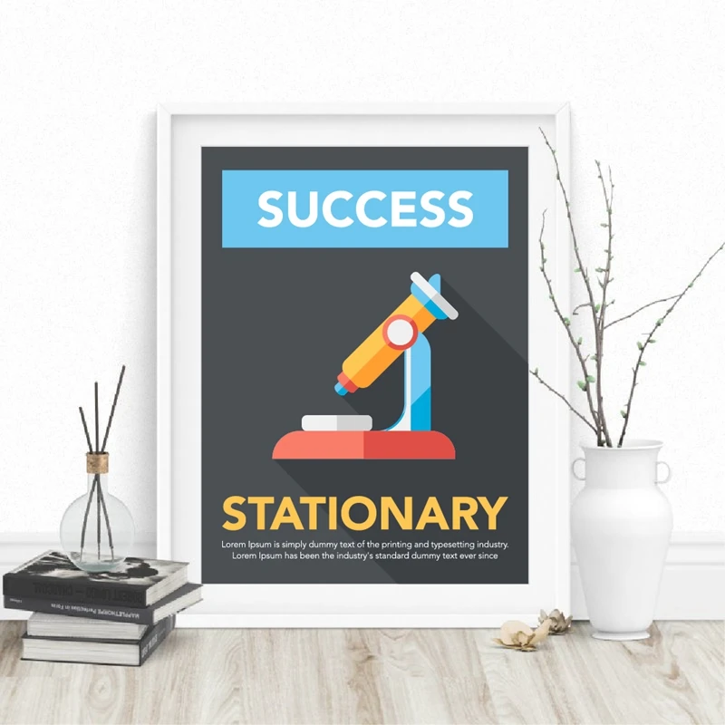 School poster success print