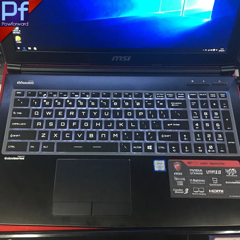 Игровой чехол для MSI GE63VR Raider/17 3 &quot GE73VR Raider Premium NB notebook 15 6 17 дюймов защитная крышка
