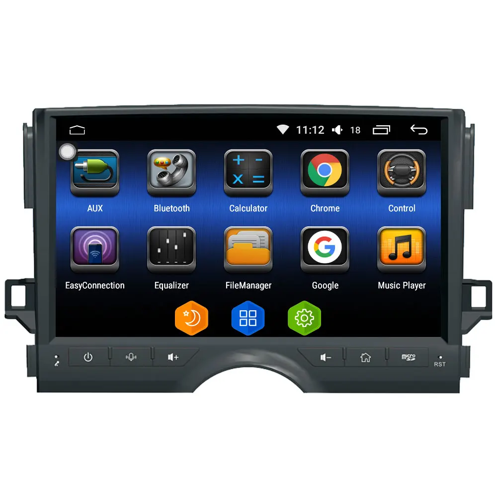 Perfect 9" IPS 4G DSP Carplay Android 8.1 Octa Core 4GB RAM 64GB ROM Car DVD Multimedia Player Radio For Toyota Reiz Mark X 2010-2017 1