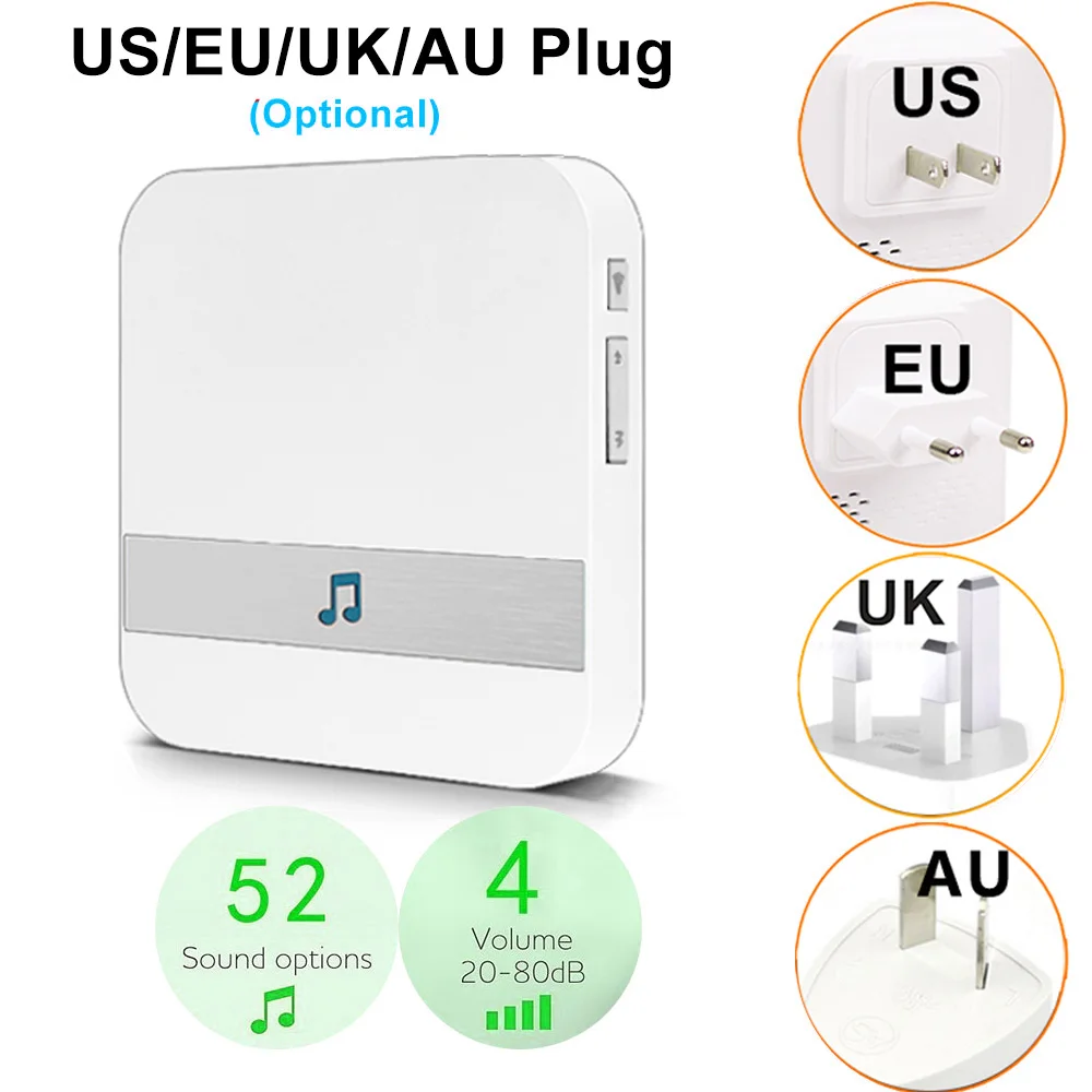 Eken V5 смарт WiFi видео дверной звонок камера визуальный домофон с колокольчиком ночного видения IP дверной звонок беспроводная домашняя камера безопасности