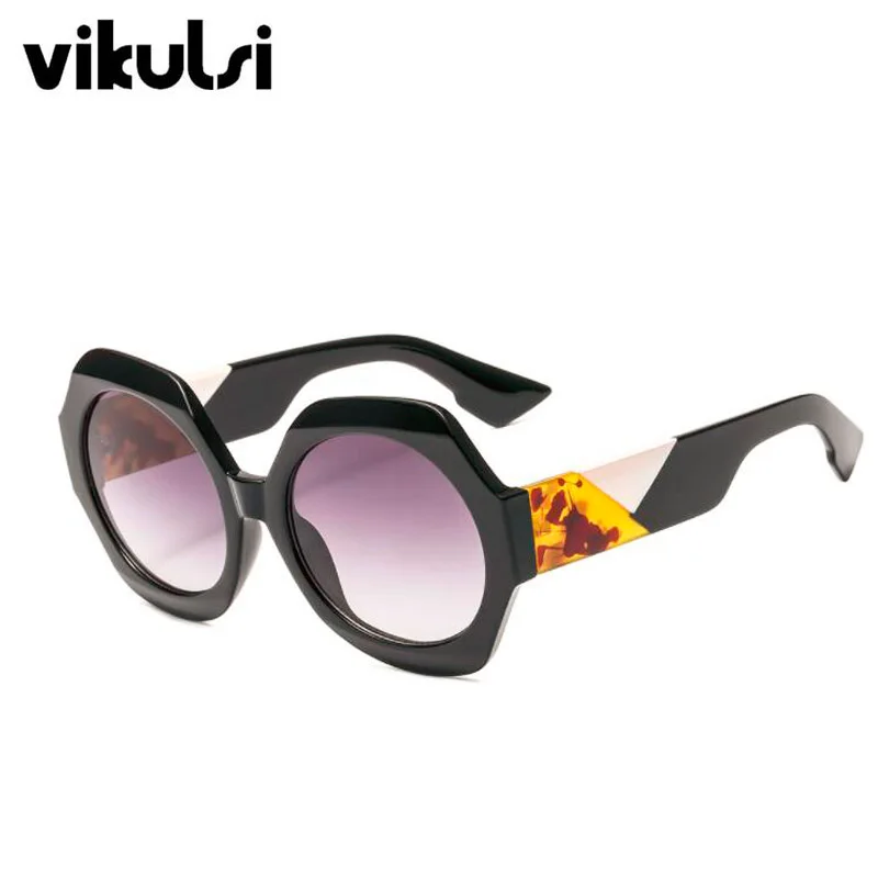 

Fashion Hexagon Sunglasses Women 2019 Italy Brand Designer Splice Sun Glasses For Women Man Round Eyewear Ladies Shades UV400