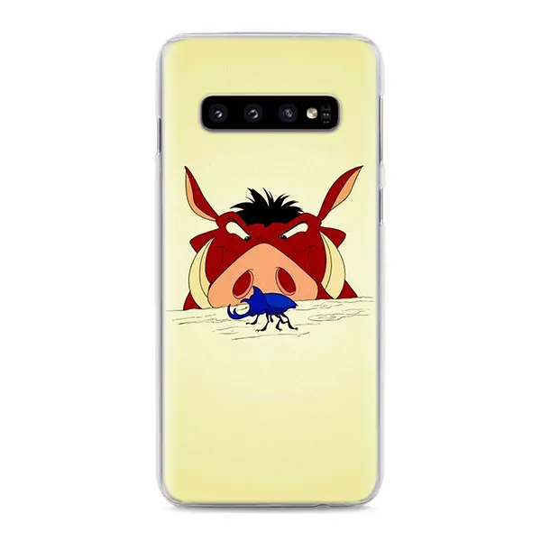 Король Лев Hakuna Matata чехол для телефона s для samsung Galaxy S10e S10 S8 S9 Plus M10 M20 M30 A50 S6 S7 Edge жесткий чехол - Цвет: 05