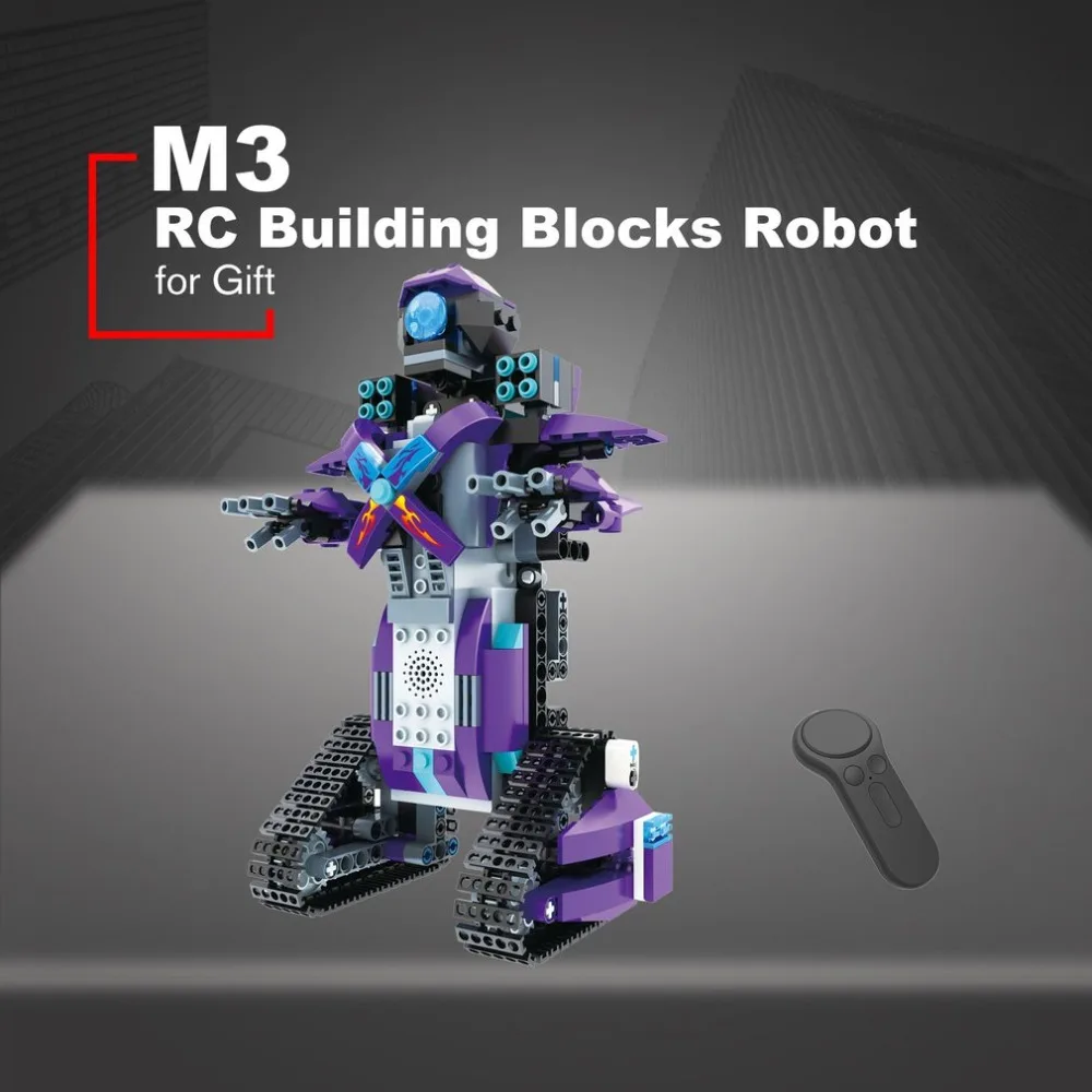 333/349/351/392 шт 4CH дистанционного Управление RC DIY Сделай Сам строительные блоки Роберт робот игрушка творческий кирпичи с 360 градусов Поворот на месте