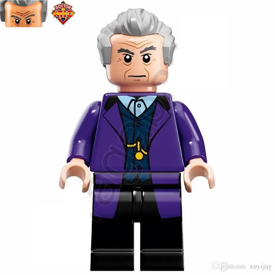 Goedkoop SingelSale Idee euml;n Arts Die De Twaalfde Doctor (PurpleCoat) SUPERHEROES Model Minifig Monteren Model DIY Bouwstenen Kidtoys