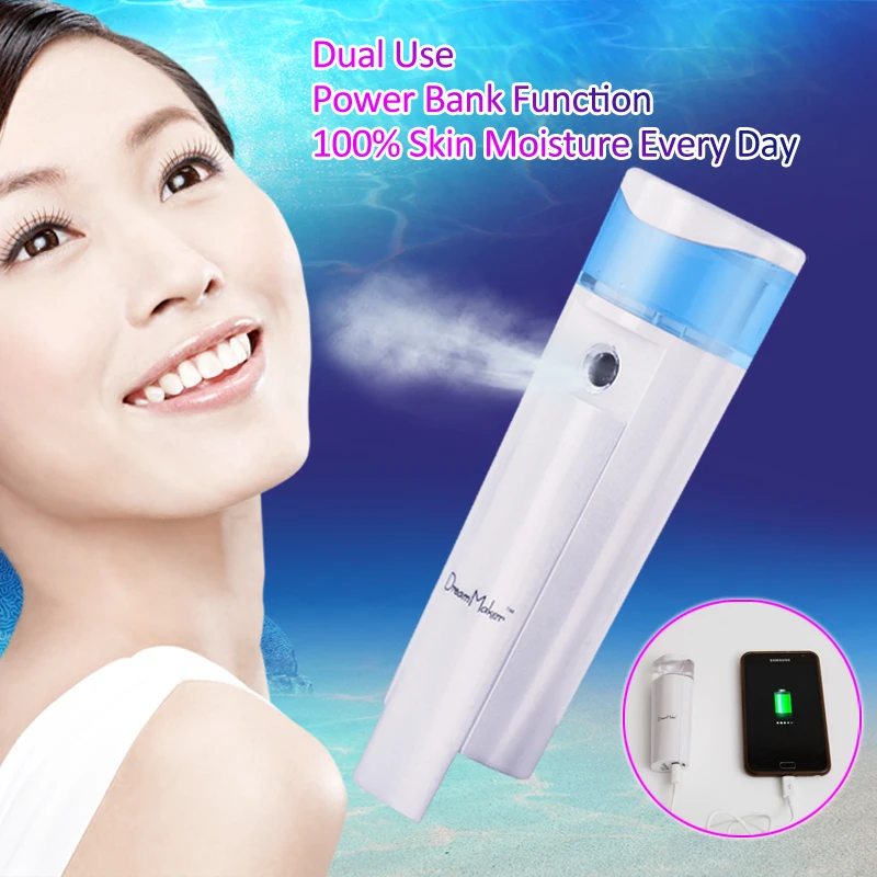 Skin Care Tools USB Rechargable Power Bank Portable Face Mist Sprayer