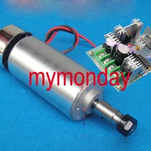 ER11 400 W DC 0.4KW воздушного охлаждения мотор шпинделя+ Скорость контроллер
