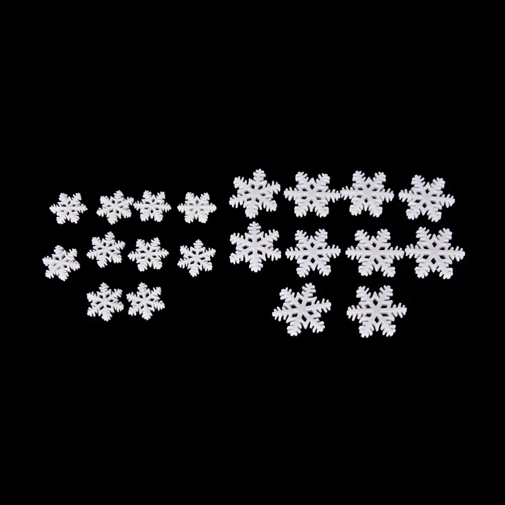 

Christmas Ornament White Snowflakes Plastic Christmas Snowflake Tree Window Christmas Decorations For Home DIY 30pcs/10pcs