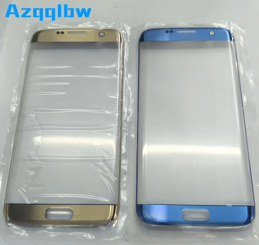 

Azqqlbw original For Samsung S7 Edge G935 G935F G935FD Front Touch Screen Panel Outer Glass Lens